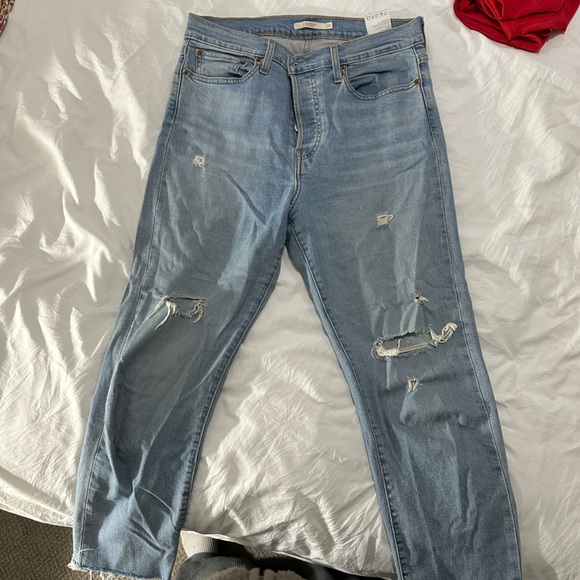 Levi wedgie straight jeans size 31 - Picture 2 of 4